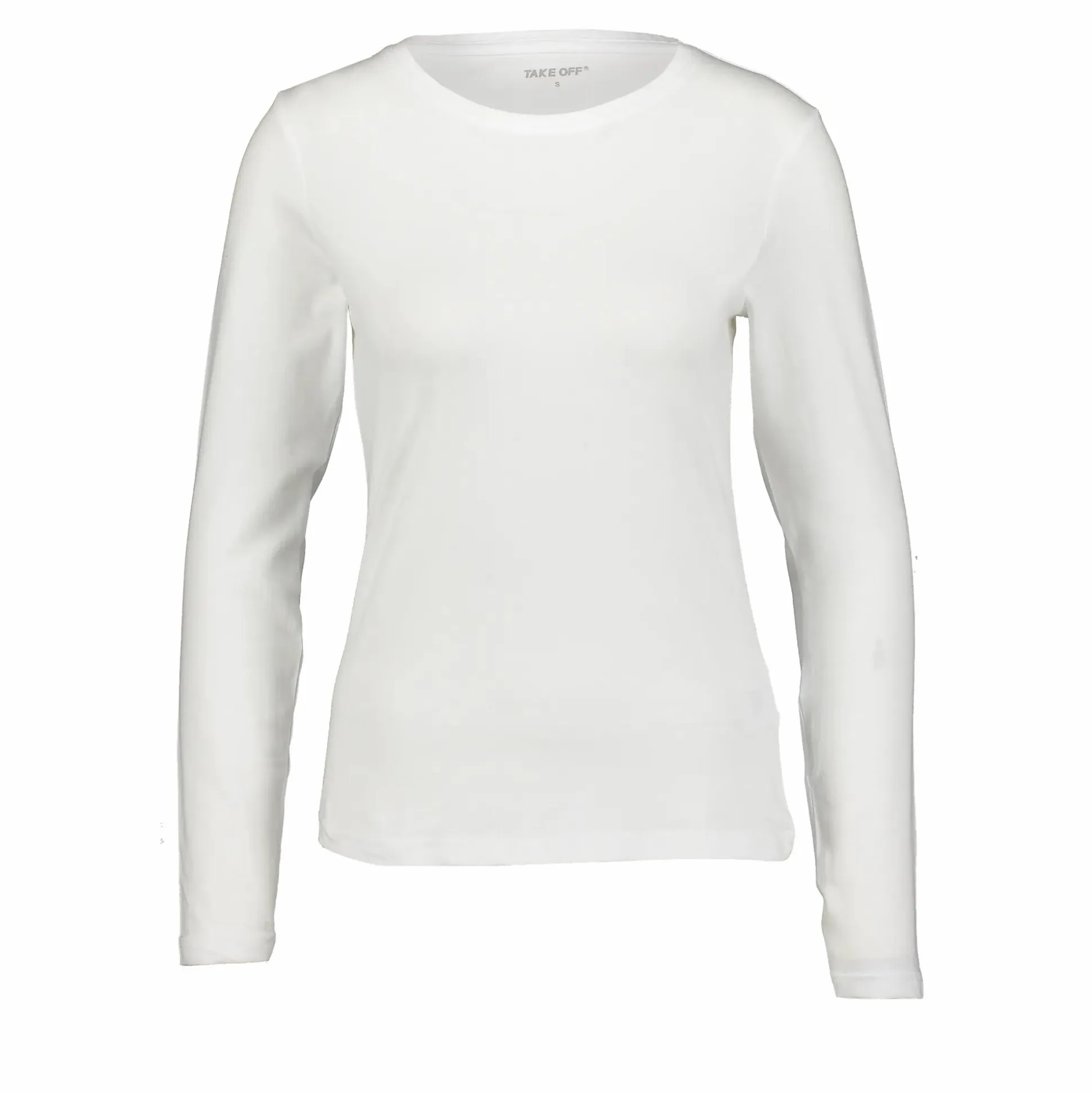 basic long sleeved tee, langermet t-skjorte, dame