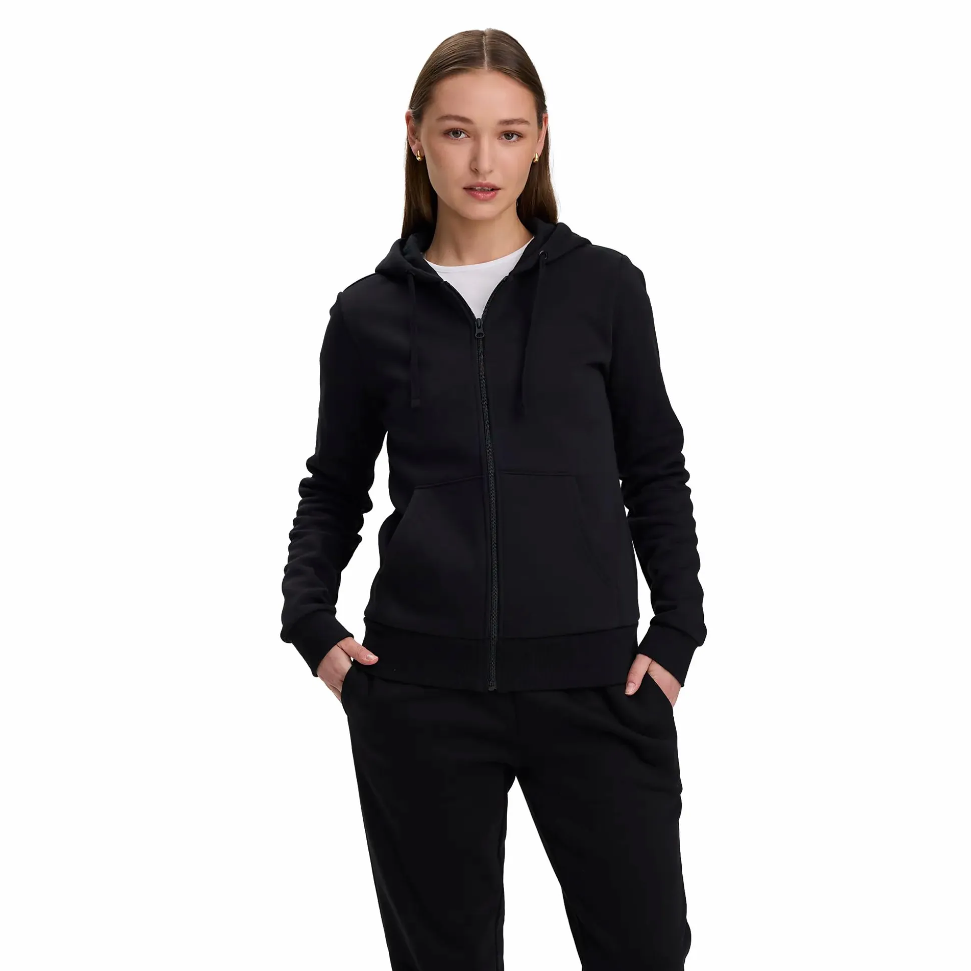 basic zip hood w