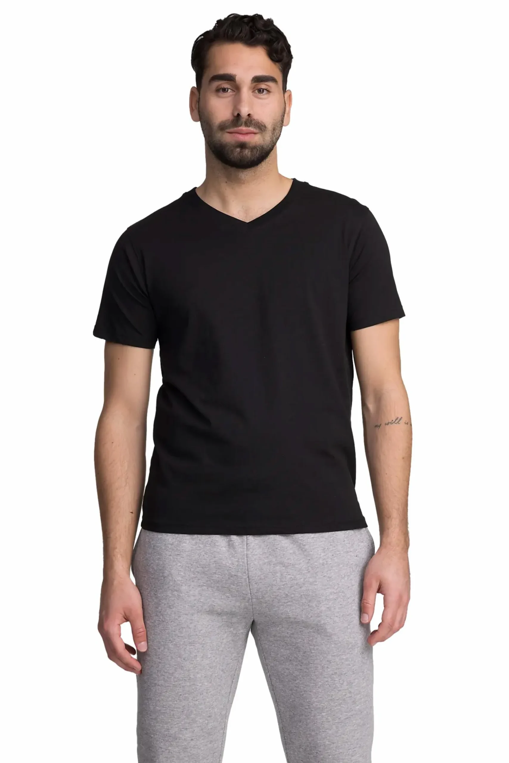 so basic v-neck t